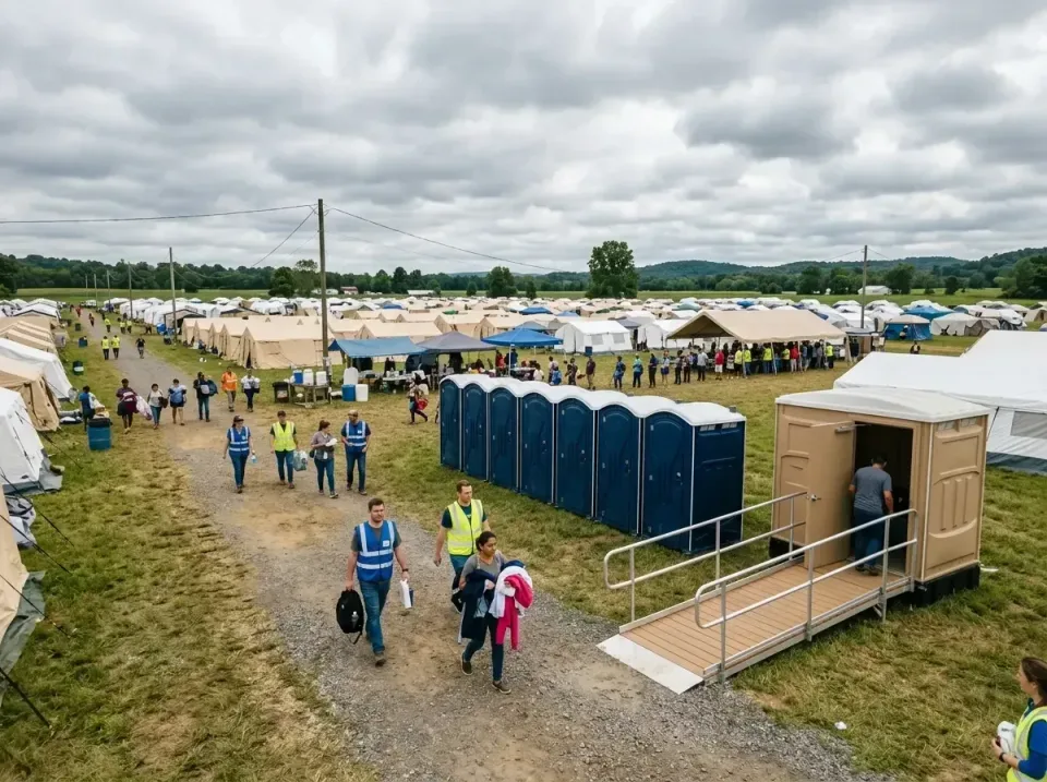 disaster-relief-camp-restrooms-010 — frequently asked questions, Dumpster & Portable Bathrooms Rental in Whispering Pines, NC